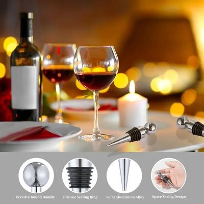 Bottle Stopper Wine Bottle Stopper Reusable Wine Corks Keep Wine Fresh Stopper Wine Corks for Camping Party Wedding Bar Tools