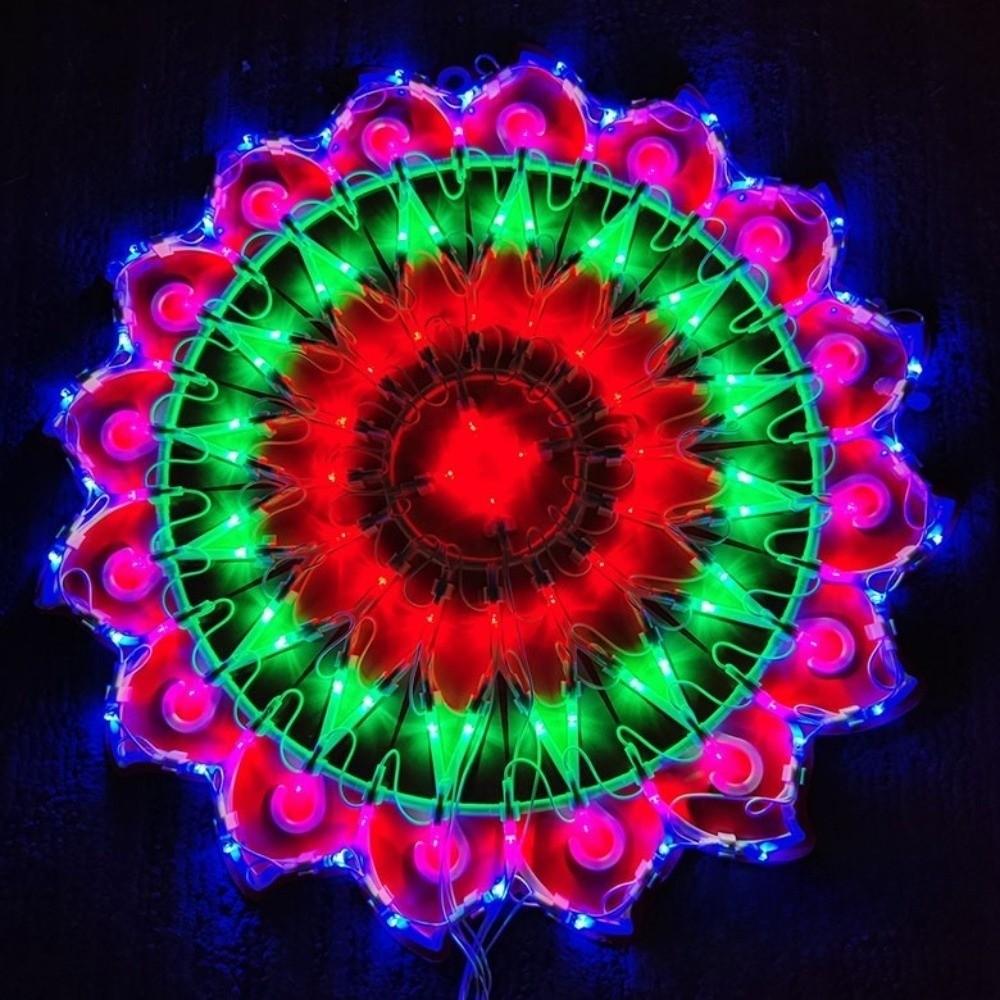 Plug-in Peacock Lights Sunflower Star Atmosphere Lights Fashion LED Lights  Holiday Party