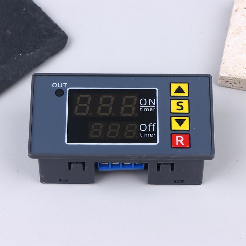 T3231 Releu de Temporizare Ciclică DC12V 24V AC110-220V Afișaj Dublu Roșu și Albastru Modul Releu de Temporizare Comutator Releu de Temporizare pentru Automobil