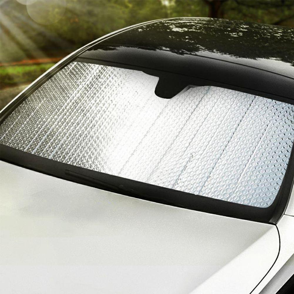 Car Sunshade Sun Protection Thermal Curtain Front Windshield Sun Visor Car Front Window Sun Car Block Use Cover G8B7