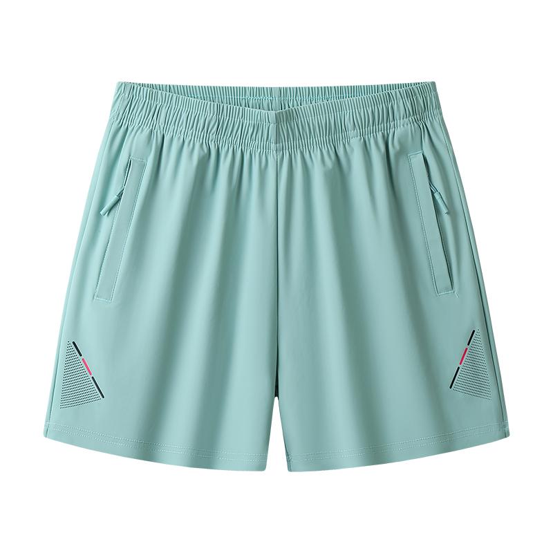 Summer Ice Silk Shorts Breathable Sports and Leisure Shorts Women's Beach Shorts Women's Sports Shorts