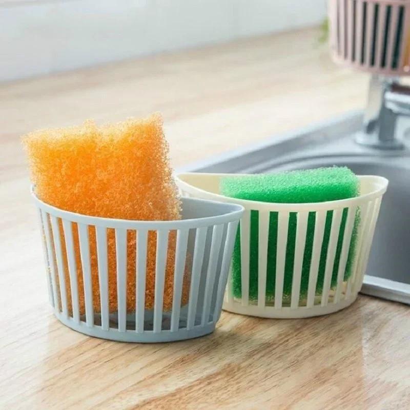 Drain Rack Sink Plastic Hanging Basket Shelf Spout Holder Sponge Faucet Novel Kitchen Convenience Portable Accessories Tools