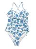 Plus Size Slimming One-Piece Swimsuit – Fashionable Print