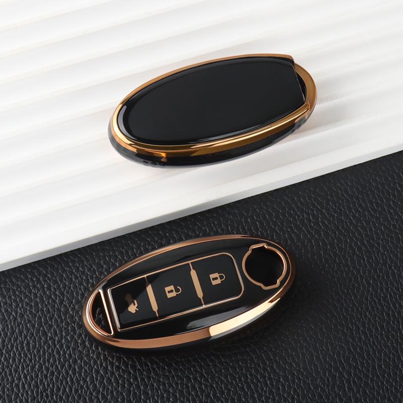 Tpu Car Key Case For Nissan Qashqai X-Trail T32 T31 Note Juke J10 J11 Kicks Tiida Pathfinder Infiniti Car Key Cover Accessories