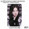 ITZY Il 2° tour mondiale è nato per essere la carta fotografica ufficiale MD Trading Card Yeji Ryujin