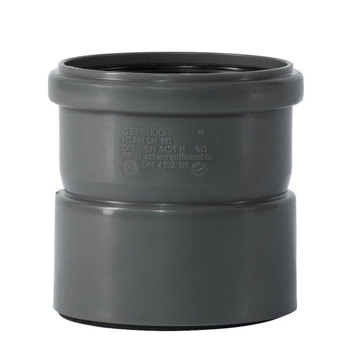 HTsafeAM Connection Sleeve DN/OD 110, 110 mm Drain Pipe, Boni-Shop
