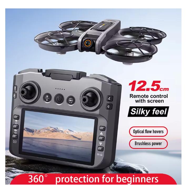 2026 New S156 Drone with Screen Brushless Optical Stream Positioning Quadcopter with Camera FPV Traverser Novice Toy Airplane