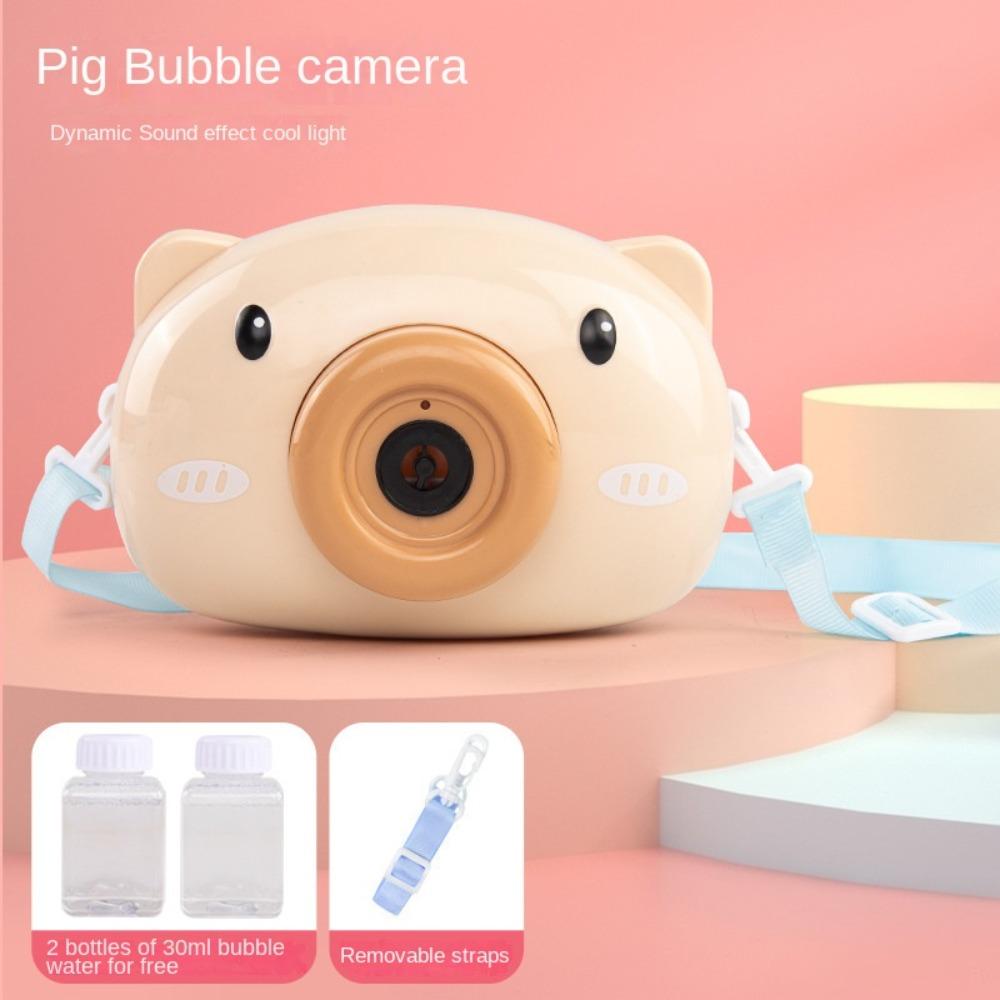 Durable Soap Bubble Maker Toy Automatic Cartoon Bubble Blower Chilren Bubble Machine  Girls Boys