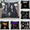 P-Pentagram Band Cushion Cover Plush Fabric Soft Double-Sided Printed Sofa Warm Winter Home Child Gift Pillow Case
