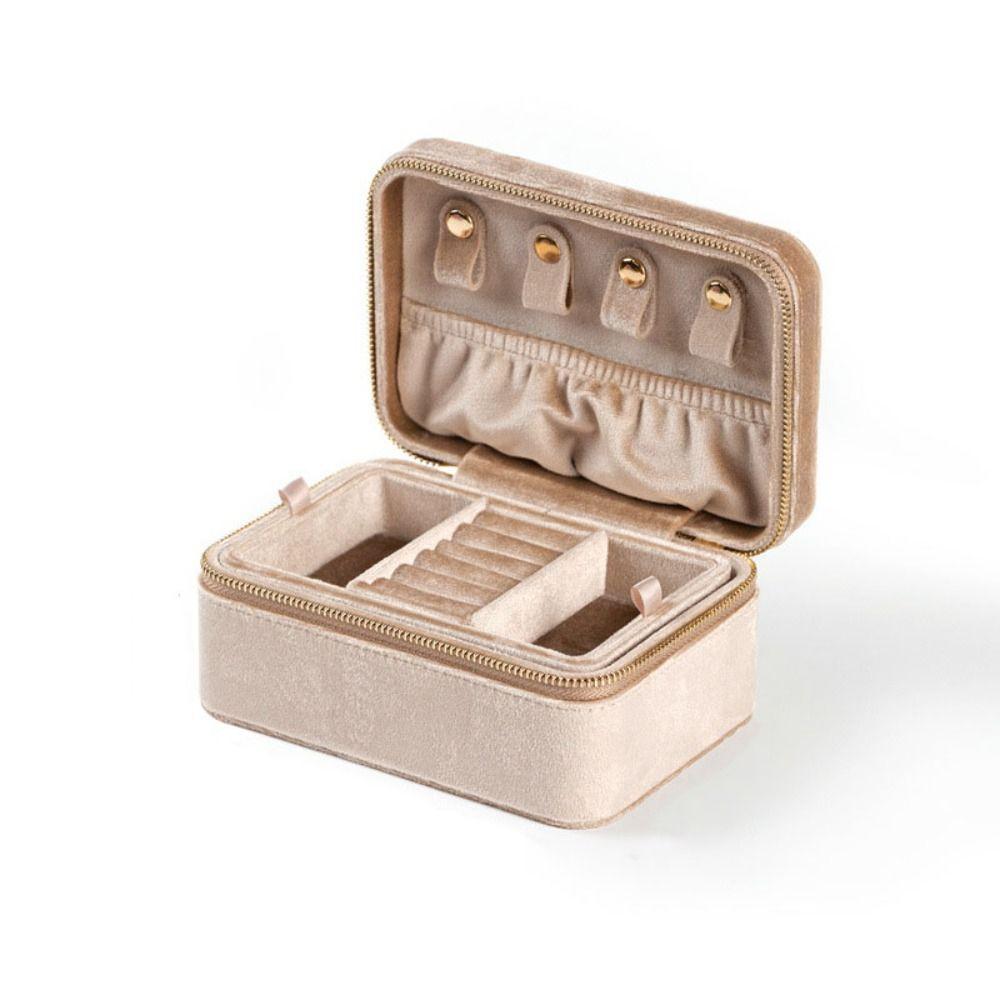 Bracelet Earrings Jewelry Packing Bag Rings Necklace Square Jewelry Box  Travel