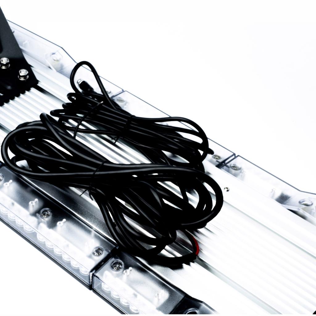 LED Warning Light Bar 684W, Ece R65 Homologation - 51 Lighting Modes Orange