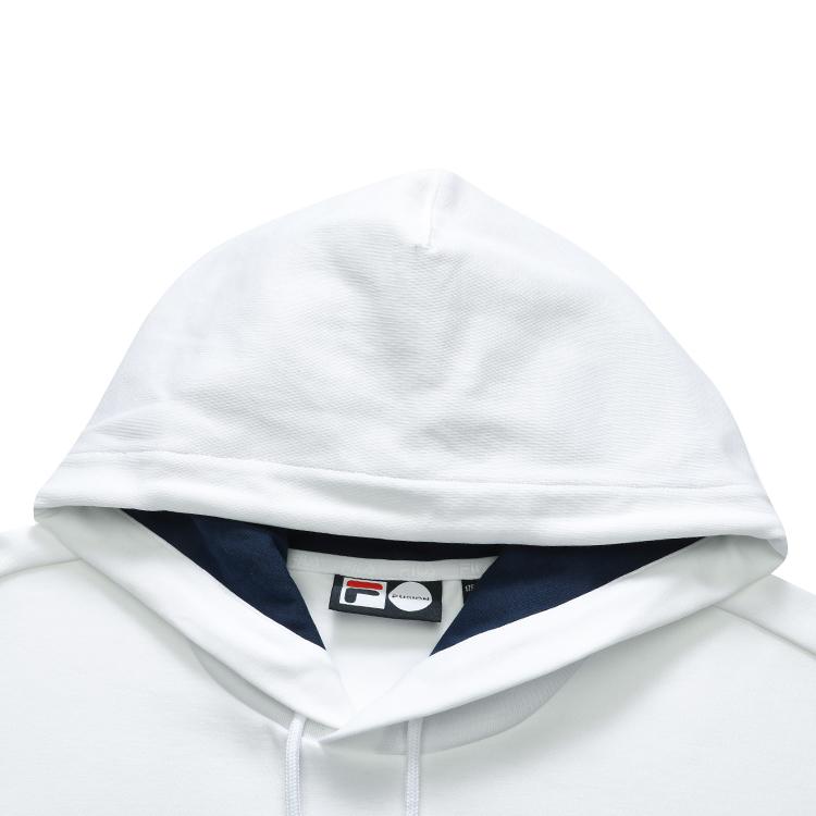 Fila Fusion Casual Fashion Tiger Year Towel Embroidered Sports Hoodie Men Hoodies White T11M212210FWT