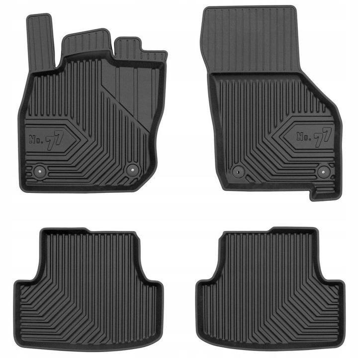Rubber Mats Volkswagen Golf 8 Hybrid From 2019- Trough 77