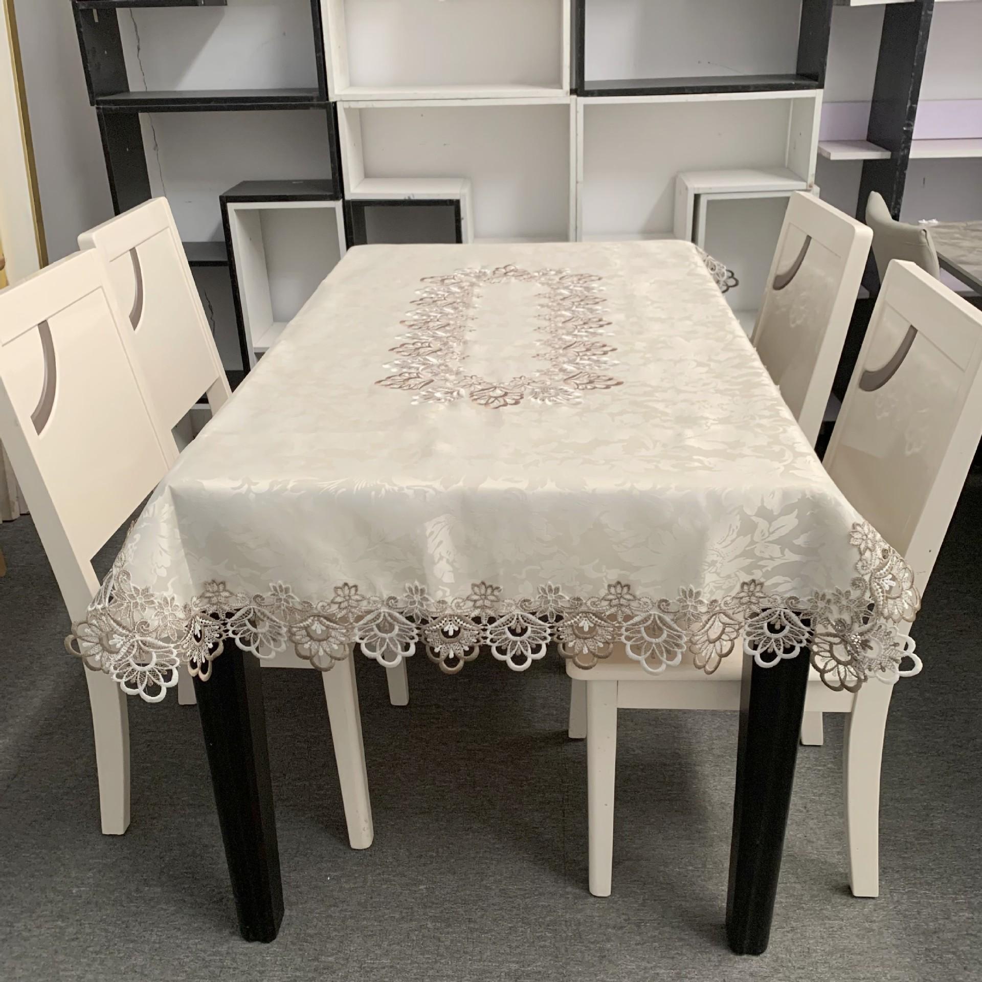 

Журнальный столик Скатерть Инстаграм Стиль Современный Простой Прямоугольный Кружевная Ткань Скатерть Скатерть 57x57