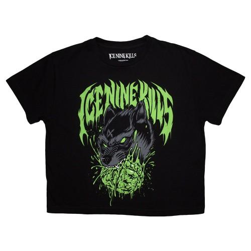 Ice Nine Kills Womens/Ladies Wolf Crop Top