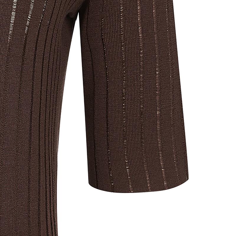 Less 2025 Summer Short Sleeve Knitted Polo Shirt 2P5312320