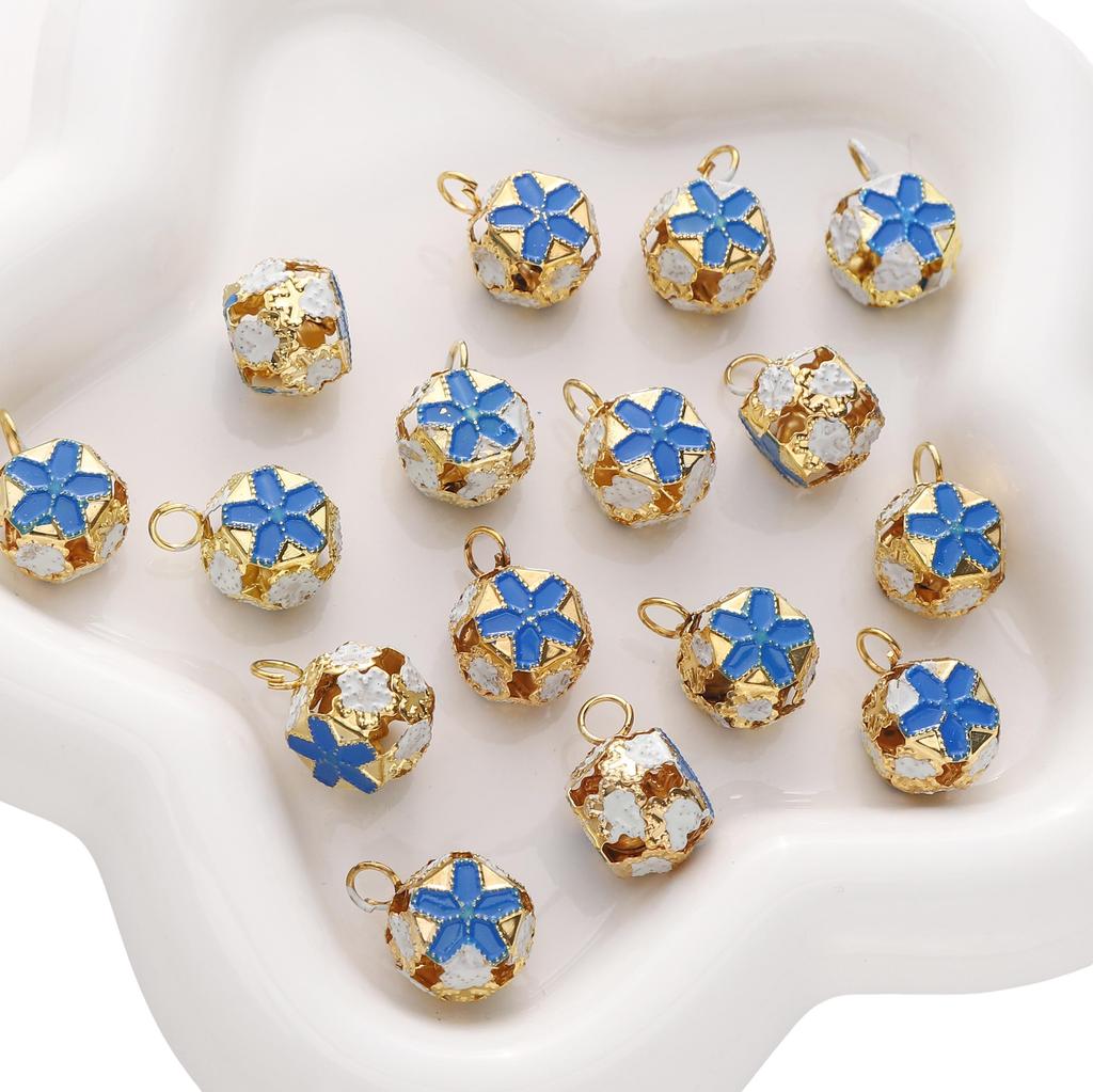 5-50Pcs Iron Colorful Bell For DIY Bracelet Necklace Keychain Accessories