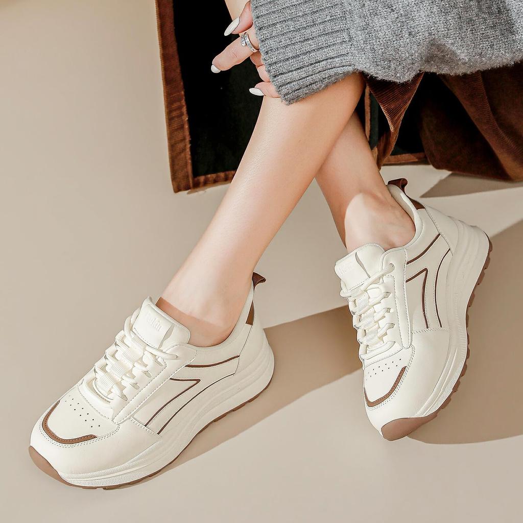Sneakers for Comfortable for Pregnant Synthetic [KENPO] Hands-Free Women, Slip-on, Lightweight, Waterproof, 3.5cm Platform, Cushioned, Walking,