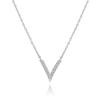 Used Pt950 Diamond Necklace
