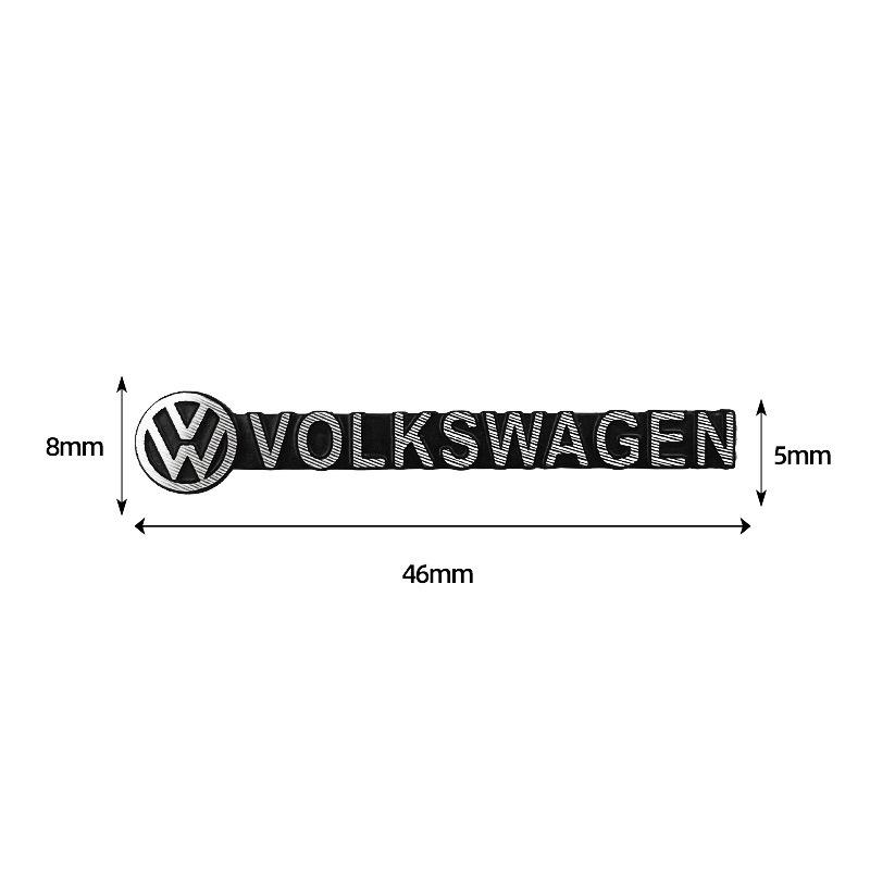 4pcs 3D Car Audio Stereo Speaker Badge Sticker Decal emblem Sticker For VW Volkswagen Golf Polo Passat Touran Bora Jetta Tiguan BDE1