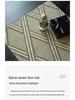 Nordic Style Luxury Entrance Mat - High-End, Non-Slip, Wear-Resistant Dust and Sand Scraper for Hallway and Living Room.