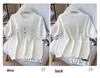 2026 Summer Versatile Embroidered Ice Silk Tencel Knit Women's T-Shirt