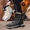 Mode Winter Herrenstiefel High Top Paar Schneestiefel Plüsch Warm Große Größe 46 Wasserdicht Rutschfest Plateau Bequeme Herrenschuhe