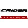 MPC4 Honda CRIDER 3D Metal Car Stickers 20cm Side Fender Badge Styling Logo Emblem Decals Rear Trunk Accessories for 2011 2023 2025 M