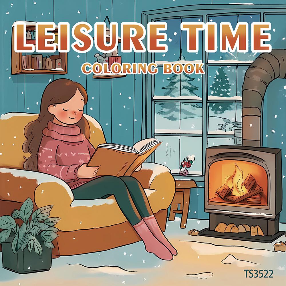 1pc,Girls Colouring Book - Teen Colouring Book - 30 Sheets, 8.3x 8.3 inches, Adult Stress Relief, Birthday, Holiday Party Gift