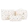 3Pcs Quilted Makeup Bag Cosmetic Organizer Bag Large Capacity Aesthetic Cosmetic Bag Cosmetic Clutch Bag Outdoor Travel Bag