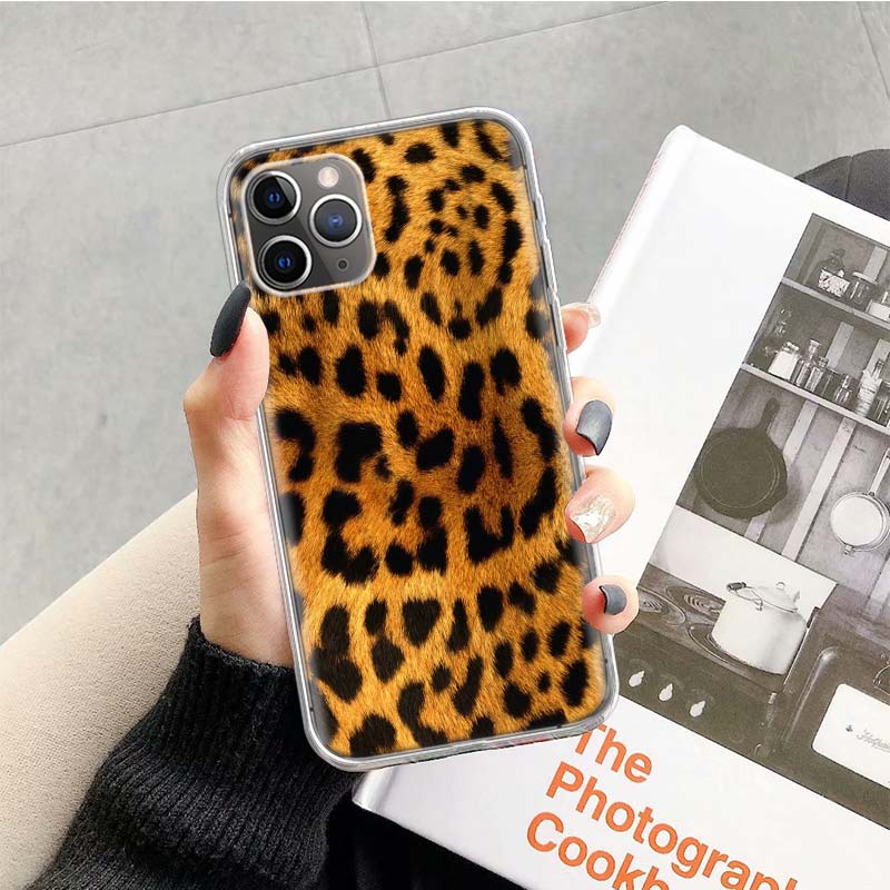 Tiger Leopard Print Panther Phone Case For Apple iPhone 17 Air 16 15 Plus 14 + 13 Mini 12 11 Pro Max 7 8 SE 16Max Soft Shell Cov