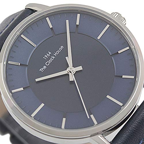 [The Clock House] Casual Simple Analog Waterproof Watch Stylish MCA5002-NV1B Men's Blue