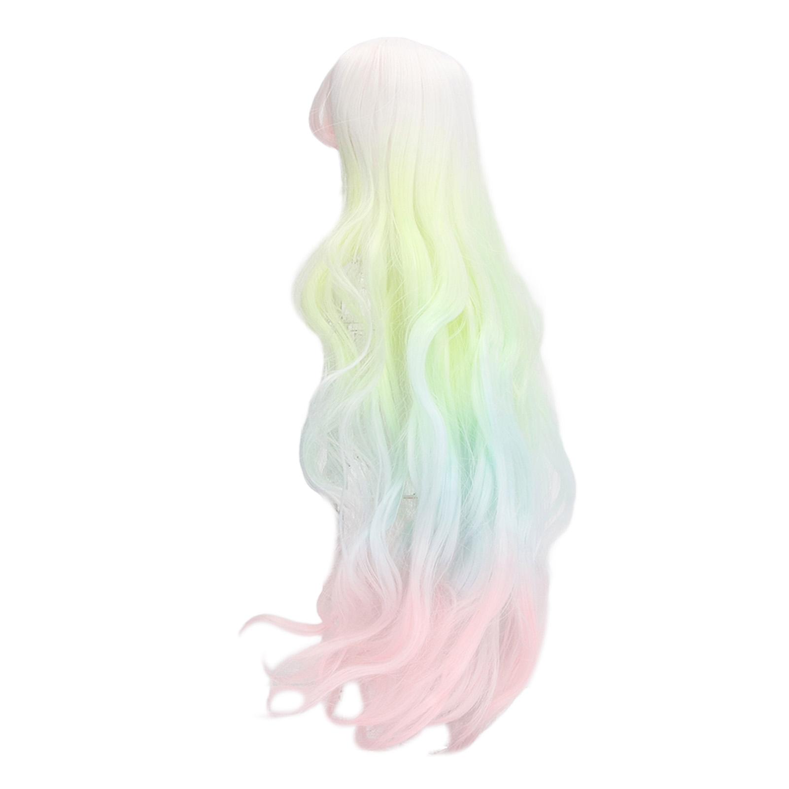 

Шарнирный кукольный парик градиентного цвета термостойкий 1:3 парика для кукол с окружностью головы 21–24 см