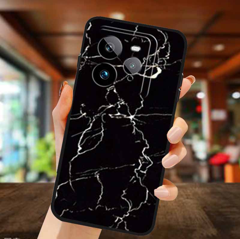 

Cool Patterns Phone Case For Realme GT 7 Pro Luxury TPU Black Cover Bumper Realme GT7 Pro Funda Capa Fashion Soft Shell Cases -Realme GT 7 Pro 5G