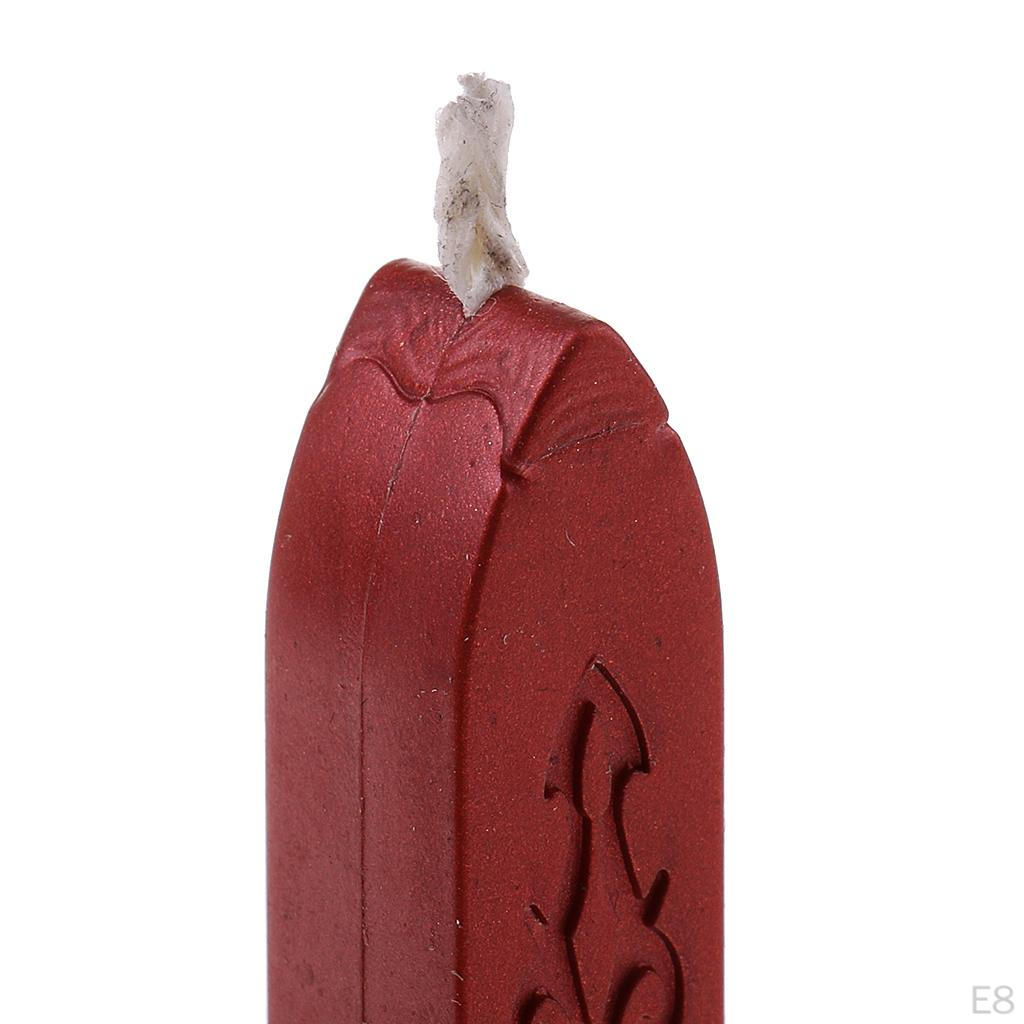 5 Pack Sealing Seal Wax Sticks With Wick For DIY Decorating Envelope Parcels