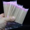 Pink Double-Ended Embroidery Cotton Swabs: Multi-Functional Eyeliner and Nail Art Cleaning Tool (7cm)