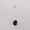 Amethyst Gemstone 925 Sterling Silver Handmade Jewelry Designer Pendant 1.79" Gift For Birthday PP-69-1