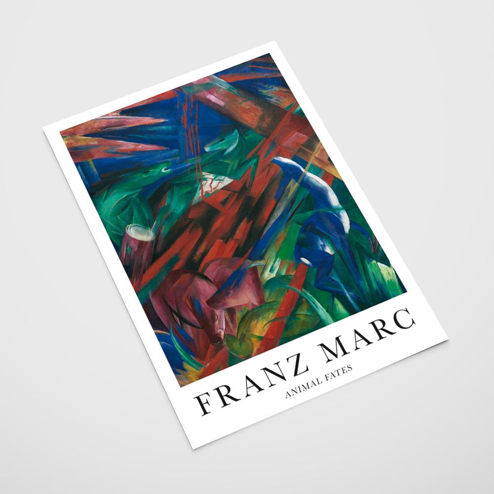 Poster Franz Marc Animal Fates