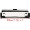 RLECS 5pcs Metal Hardboard Clips 3.9" with Rubber Feet and Mounting Rivets Clipboard Clips Stationery Clip