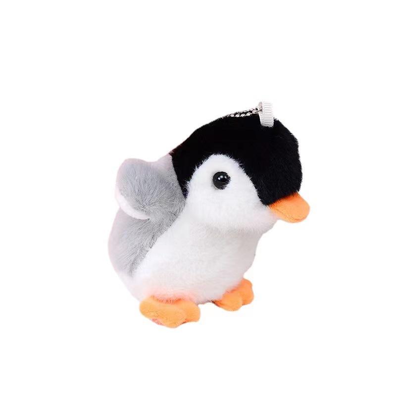 Cute Penguin Plush Spouse Cartoon Grabbing Machine Doll Plush Toy Couple Keychain Bag Hanging Decoration