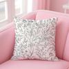 Flower Pattern Cushion Cover Comfortable Reversible Pillow Cover Ideal for Car Sofa Bedroom  Beyond