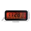 Clock For Car LED Solar-Powered Interior Decoration Portable Adhesive Electronic Car Clock For Truck Auto Automotive Scooter