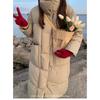 Winter Baumwollkleidung Damen neue Mode lang leicht Stehkragen Brotkleidung Koreanische Version wattierte Kleidung Jacke Tide