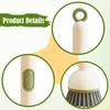 Soap Dispensing Dish Brush Kitchen Cleaning Dishwashing Scrubber for Tiles