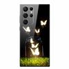 Gehärtetes Glas Case Für Samsung Galaxy S25 Ultra Case S 25 Ultra Hartes Rückseiten Cover Weicher Stoßfänger Für Samsung S23 S22 S24 Ultra Case