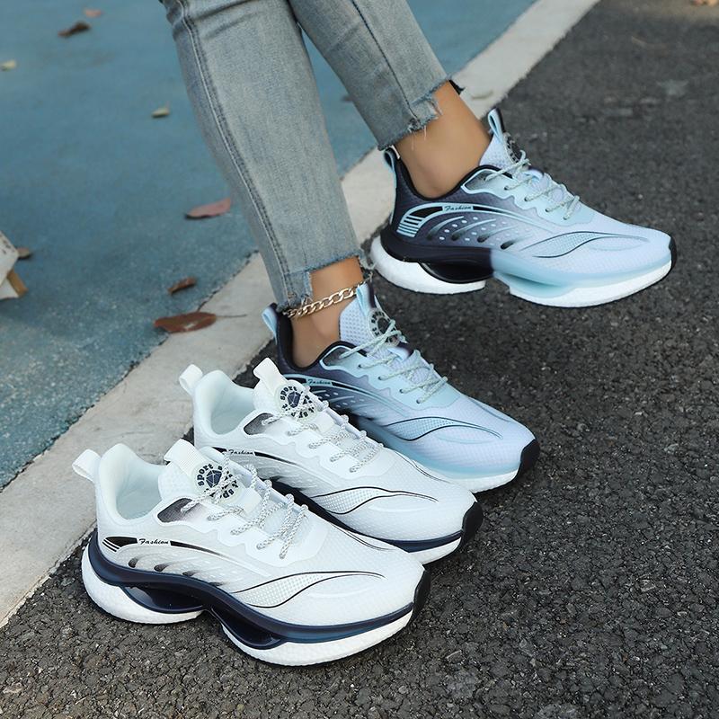 Hot Sale Light  Women Running Shoes Comfortable Breathable Sneaker Casual Antiskid and Wear-resistant Jogging Men Sport Shoes