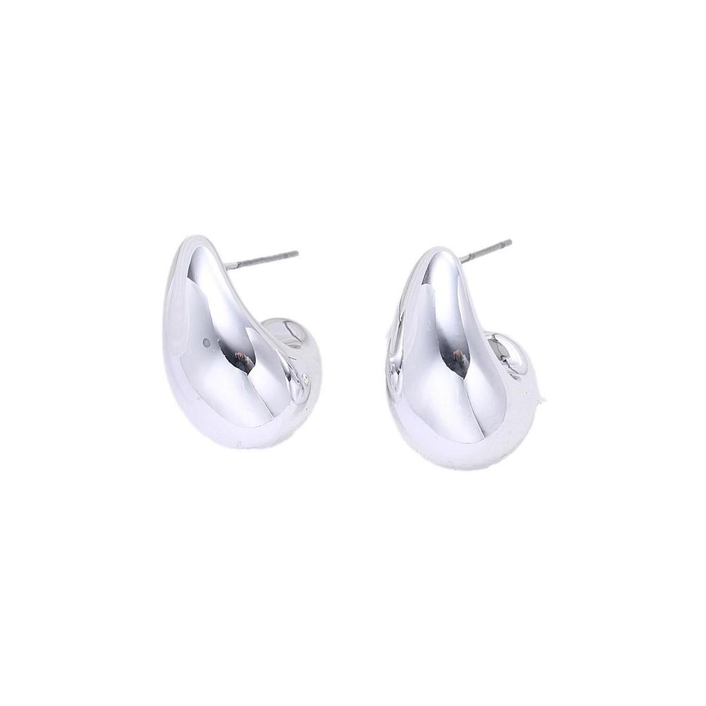 Teardrop Bean Earrings: Minimalist and Stylish European/American Studs
