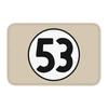 Classic Racing Car Herbie 53 Doormat Anti-Slip Entrance Kitchen Bathroom Door Floor Mats Garden Rug Carpet Footpad