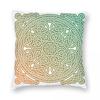 Celtic Knot Square Pillowcase Polyester Linen Velvet Printed Zip Decor Bed Cushion Case