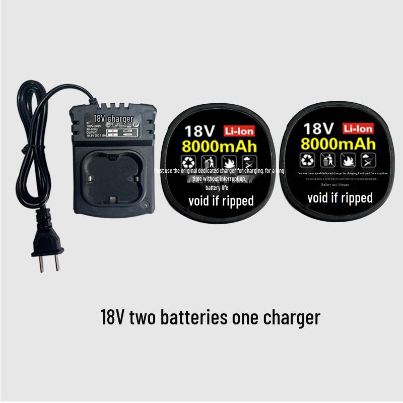 18V Brushless Electric Drill & 16.8V Rechargeable Screwdriver with Large Capacity Lithium Battery